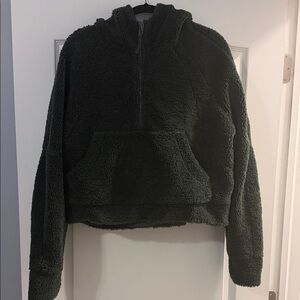 Lululemon Women XL/XXL GREEN SHERPA Hoodie